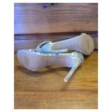 Anne Micholle High Heels, Size 8 Snake Skin Pattern