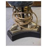 Vintage Marble Dolphin Lamp, Heavy