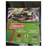 Like New Coleman Fold N Go Grill, Used Once