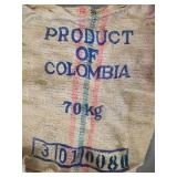 Columbia Coffee Burlap Sack