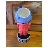 Vintage Planet Hollywood Mr Man Globe Head Souvenir Vase
