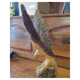 Hand Carved Flying Eagle