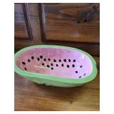 Watermelon Bowl and 3 Plates