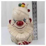 McCoy Pottery Clown Cookie Jar - Vintage Ceramic Circa 1940s