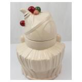 McCoy Pottery Clown Cookie Jar - Vintage Ceramic Circa 1940s