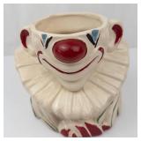 McCoy Pottery Clown Cookie Jar - Vintage Ceramic Circa 1940s