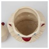 McCoy Pottery Clown Cookie Jar - Vintage Ceramic Circa 1940s