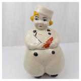 American Bisque Sailor Boy & Shawnee Smiley Pig Cookie Jars (Lot of 2) - 1940s USA