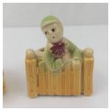 Shawnee Pottery Vintage Boy & Girl Planters (Lot of 2)