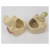 Shawnee Pottery Vintage Boy & Girl Planters (Lot of 2)