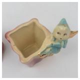 Lot of 2 Shawnee Pottery Ceramic Planters