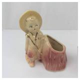 Lot of 2 Shawnee Pottery Ceramic Planters