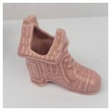 Vintage Ceramic Salt & Pepper Shaker Set, Pink Shoe Planter, Mini Pitcher & Jug (Lot of 4)