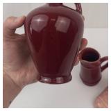 Vintage Ceramic Salt & Pepper Shaker Set, Pink Shoe Planter, Mini Pitcher & Jug (Lot of 4)