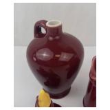 Vintage Ceramic Salt & Pepper Shaker Set, Pink Shoe Planter, Mini Pitcher & Jug (Lot of 4)