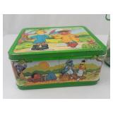 Sesame Street Aladdin Lunch Tin - 1983 Muppets Licensed Metal Lunchbox
