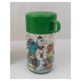 Sesame Street Aladdin Lunch Tin - 1983 Muppets Licensed Metal Lunchbox