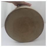 Red Wing Union Stoneware Co. 3-Gallon Crock - Double Birch Leaf Design with Blue Stamps