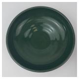 Green Floral Ceramic Bowl - Brown Floral Ceramic Bowl (Lot of 2)
