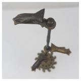 Vintage Victorian Brass Hand Clip Stand for Notes, Photos, or Jewelry