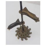 Vintage Victorian Brass Hand Clip Stand for Notes, Photos, or Jewelry