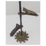 Vintage Victorian Brass Hand Clip Stand for Notes, Photos, or Jewelry
