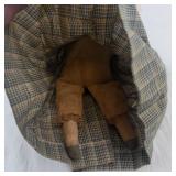 Two Antique Cloth Rag Dolls