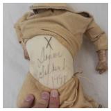 Two Antique Cloth Rag Dolls