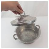 Everlast Vintage Hammered Aluminum Lidded Casserole Pot