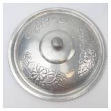 Rodney Kent Hand-Wrought Hammered Aluminum Chafing Dish with Warmer Stand