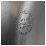 Wilson Specialties Hand-Wrought Aluminum 2-Tier Serving Tray