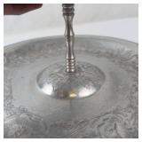 Wilson Specialties Hand-Wrought Aluminum 2-Tier Serving Tray