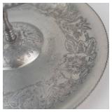 Wilson Specialties Hand-Wrought Aluminum 2-Tier Serving Tray