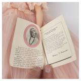 Madame Alexander Elise Doll - Pink Lace Dress with Flower Hat & Pearl Necklace