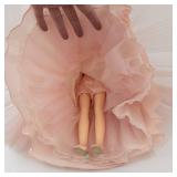 Madame Alexander Elise Doll - Pink Lace Dress with Flower Hat & Pearl Necklace