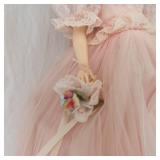 Madame Alexander Elise Doll - Pink Lace Dress with Flower Hat & Pearl Necklace