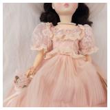 Madame Alexander Elise Doll - Pink Lace Dress with Flower Hat & Pearl Necklace