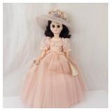 Madame Alexander Elise Doll - Pink Lace Dress with Flower Hat & Pearl Necklace