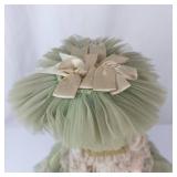 Vintage Porcelain Fashion Doll with Lace Dress, Tulle Skirt, and Wide Hat
