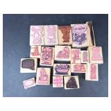 PMI Rubber Stamp Lot - Cartoon Kids, Bible Verses & Craft Motifs on Wood Blocks