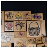 Winnie the Pooh, Tweety & Assorted Cartoon Rubber Stamps