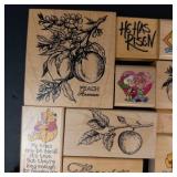 Winnie the Pooh, Tweety & Assorted Cartoon Rubber Stamps