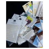 Velcro & Assorted Craft Supplies Lot - Foam Mounting Tape, Ribbon & Paper Embellishments