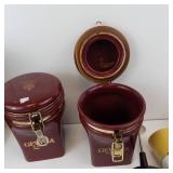 Gevalia Kaffe Canisters & Weight Watchers Food Scale - Assorted Vintage Kitchen Gear
