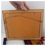 Assorted Vintage Frames, Artwork & Decor - Framed Print, Calligraphy Tag & More