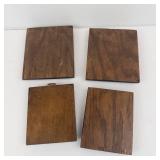 Hummel Hand Painted Wooden Wall Plaques (Lot of 4) - Signed Panels