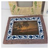 Vintage Picture Frames Lot of 4 - Mixed Styles & Backing Hardware