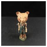 Poliwoggs Vintage Primitive Folk Art Pig Figurine