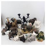 Assorted Animal Figurines & Decorative Ceramics - Mixed