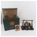 Boyds Bears & Friends Bearstone Collection Swing Time Romance Premier Edition #1146/1800